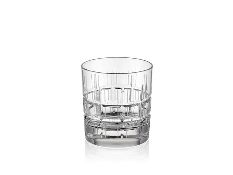 Lumière – 6 Piece Hand-Cut Crystal Whiskey Glass Set
